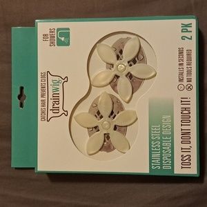 DrainWig Shower Hair Catcher, 2-Pack (brand new, unopened)